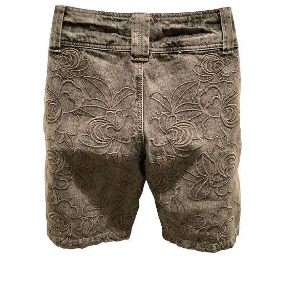 BAIHE & YASTH EMBROIDERED AND SEQUINED DENIM SHORTS SZ 29 - Picture 5 of 10